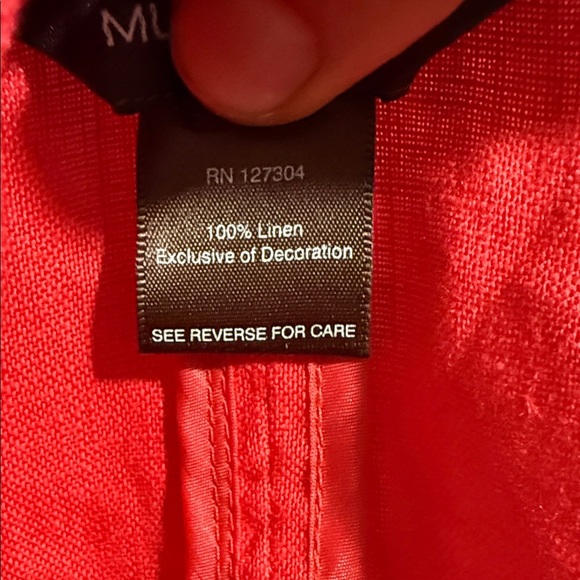 Multiples Vibrant Red Utility Jacket - Picture 7 of 7